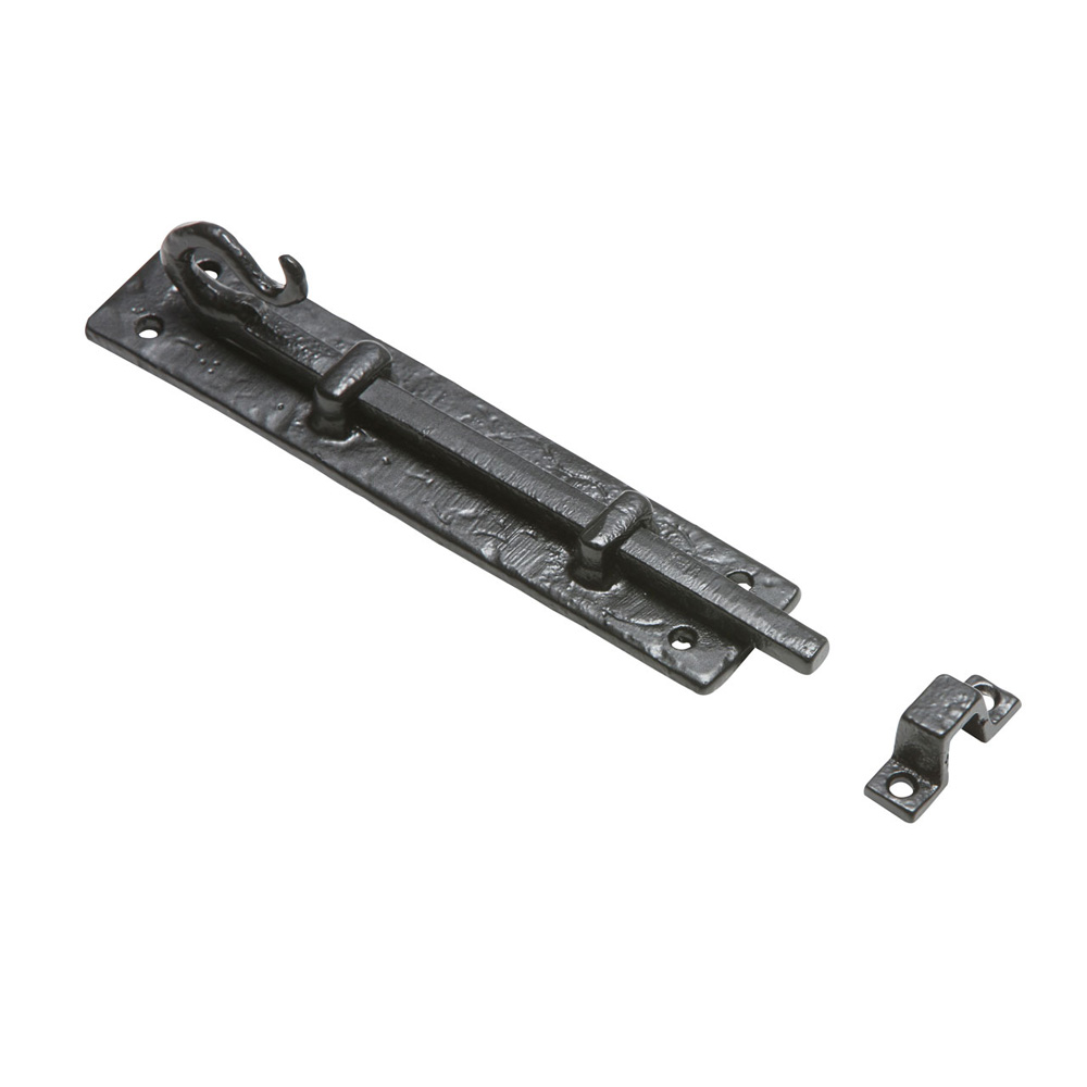 Kirkpatrick 830-4 Straight Bolt 4 Inch - Antique Black